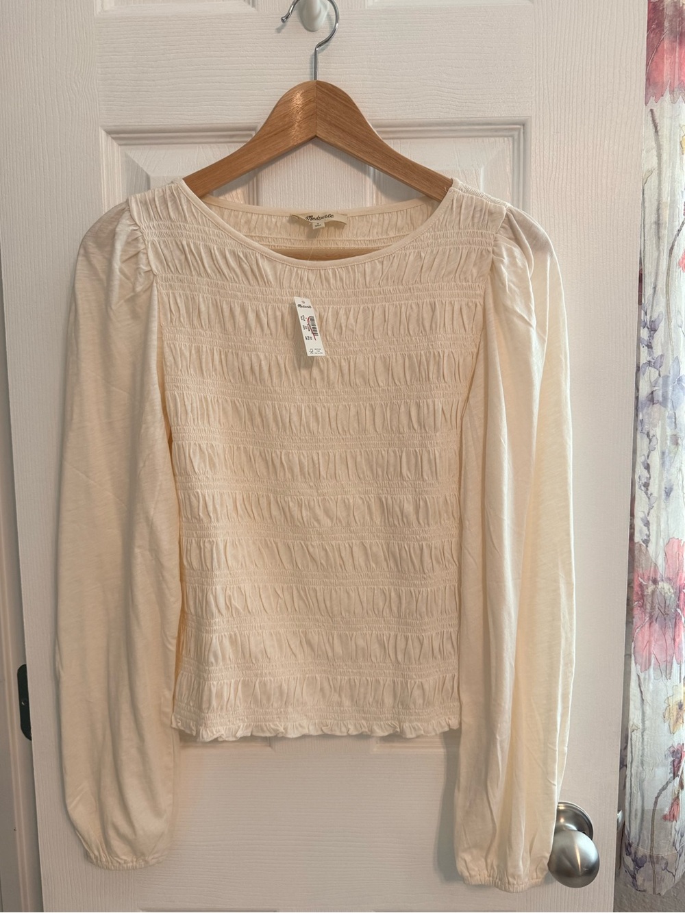 NWT Cream Madewell Top